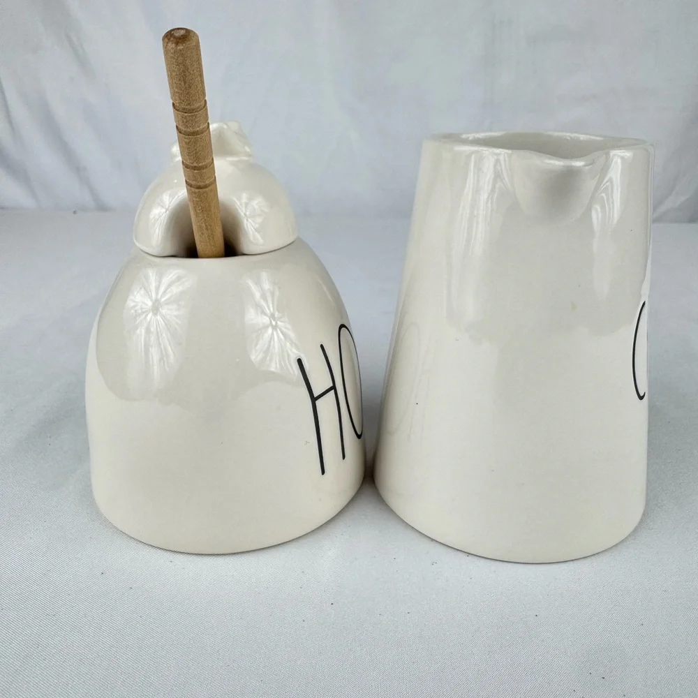 Rae Dunn Honey & Cream Canisters